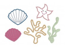 Stickmuster - Unterwasser Motive